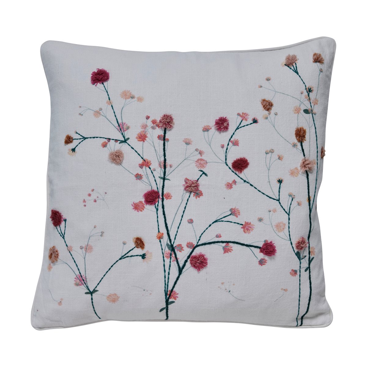 Lene Bjerre Hallie kudde 50x50 cm Off White | Skandinavisk Design | Kuddar | Vit