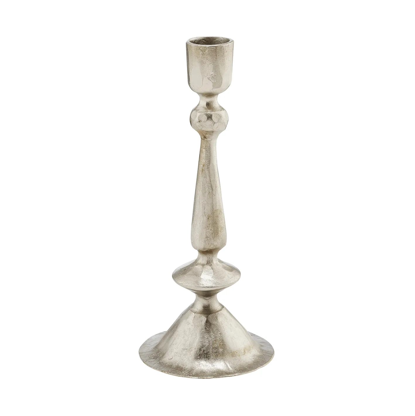 Inine ljusstake, Silverfärgad, 8x8x20 cm Lene Bjerre