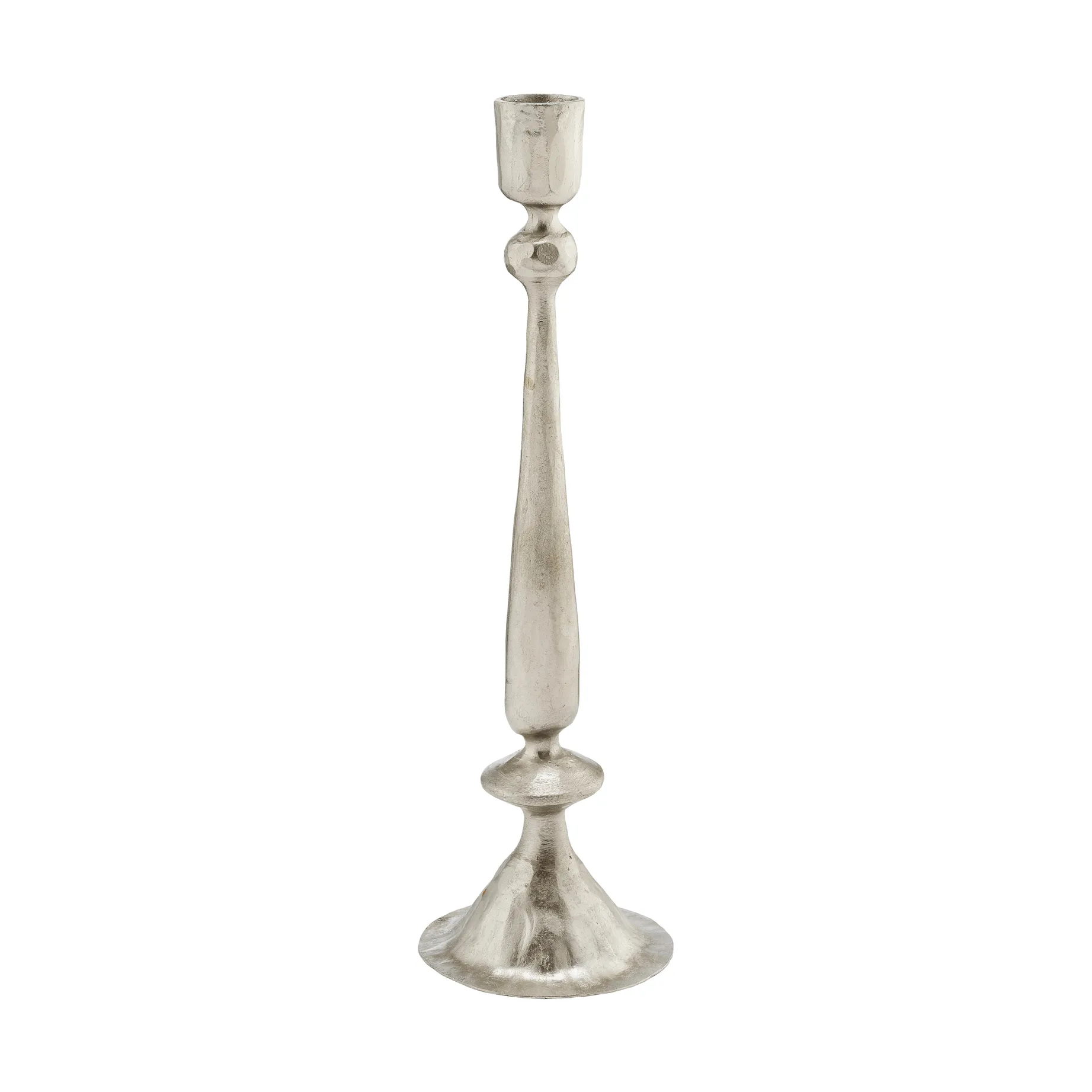 Inine ljusstake, Silverfärgad, 9x9x29 cm Lene Bjerre