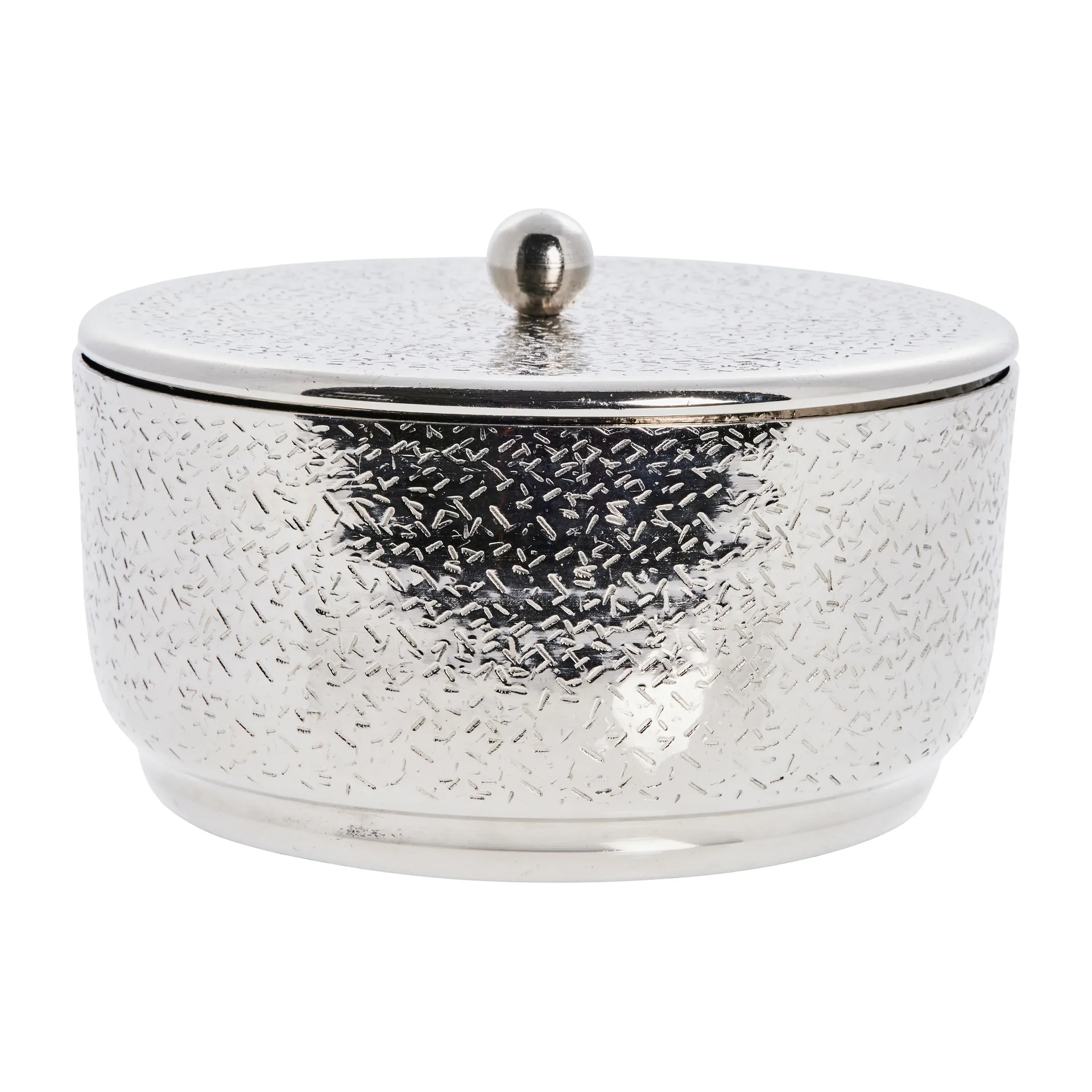 Lavia burk silver, stor Lene Bjerre