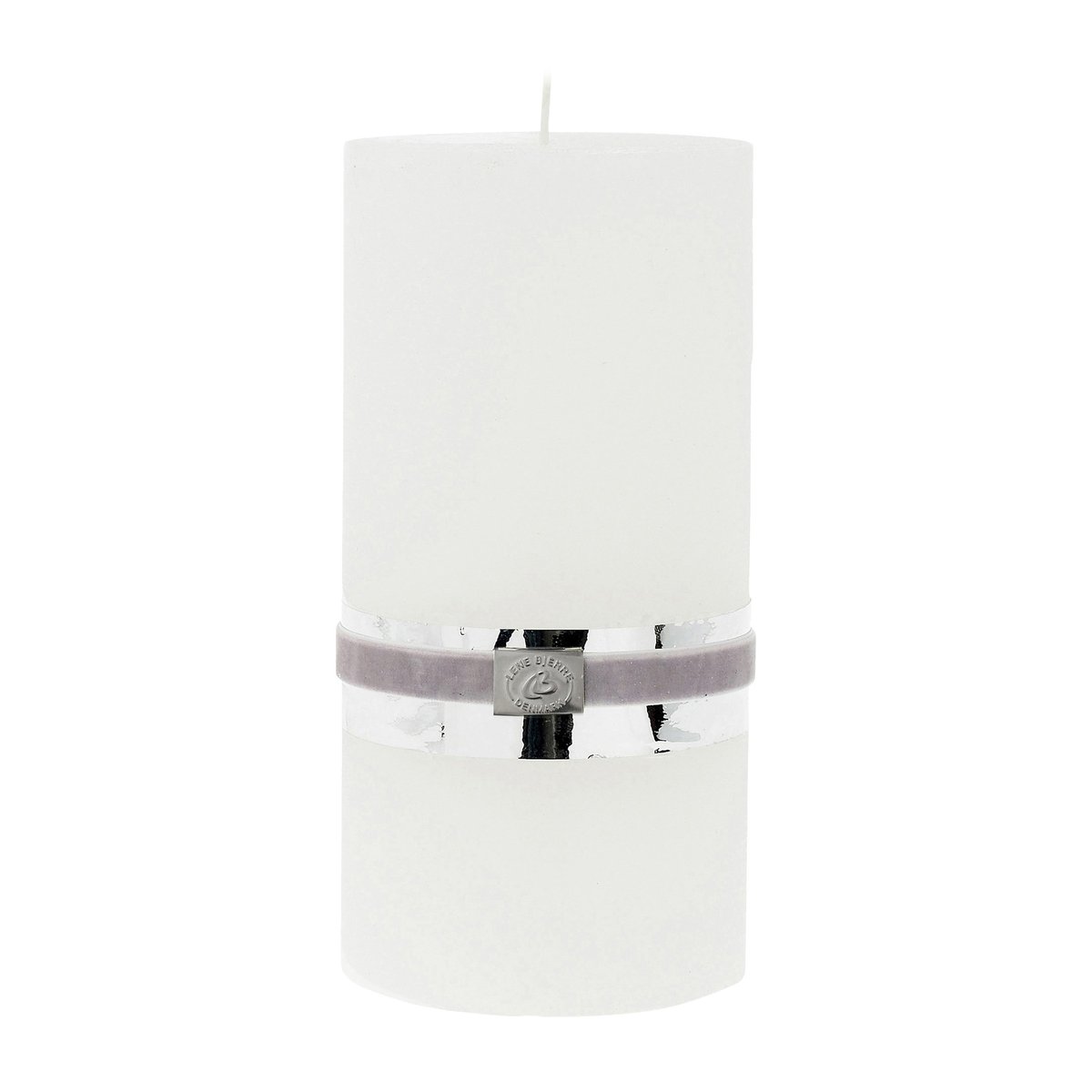 Lene Bjerre Rustic blockljus vit 20 cm | Skandinavisk Design | Ljus | Vit