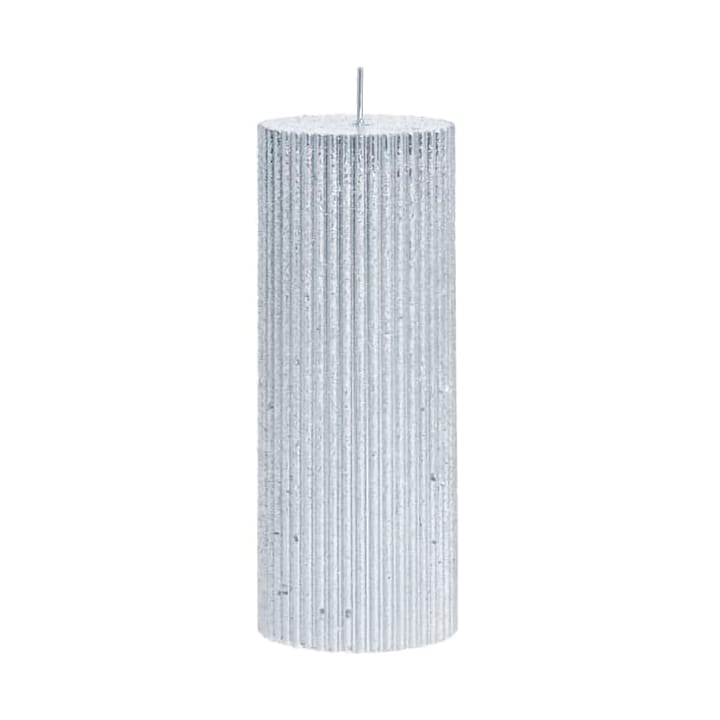 Lissa ljus Ø6x15 cm - Silver - Lene Bjerre