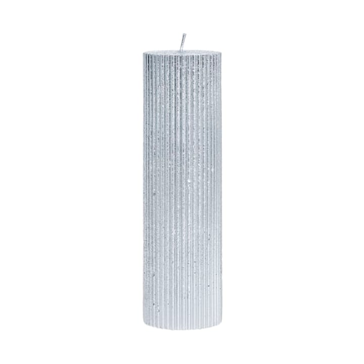 Lissa ljus Ø6x20 cm - Silver - Lene Bjerre