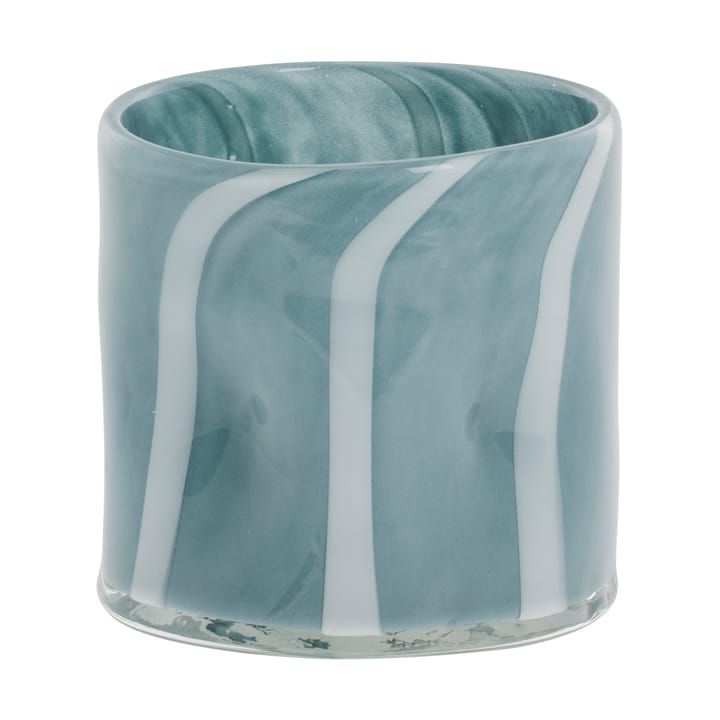 Marelle vas Ø10 cm - Light blue-white - Lene Bjerre