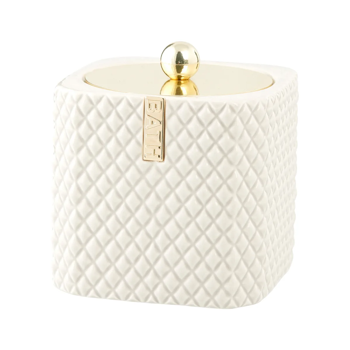 Lene Bjerre Marion burk 13,5 cm Camel-light gold