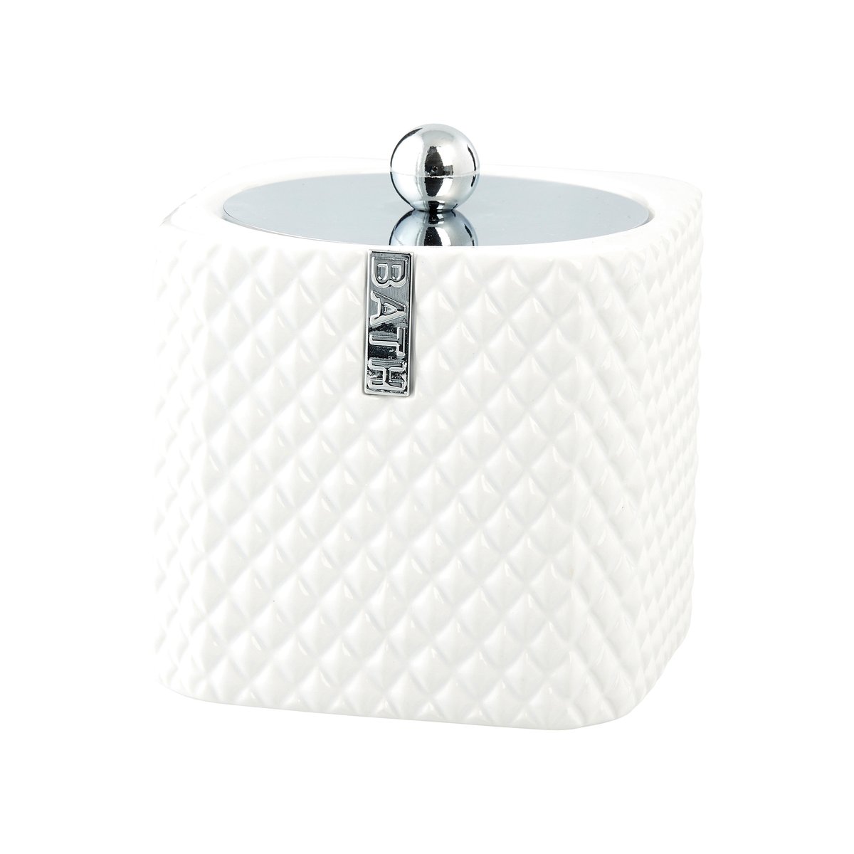 Lene Bjerre Marion burk 13,5 cm White-silver | Skandinavisk Design | Boxar & Askar | Silverfärgad