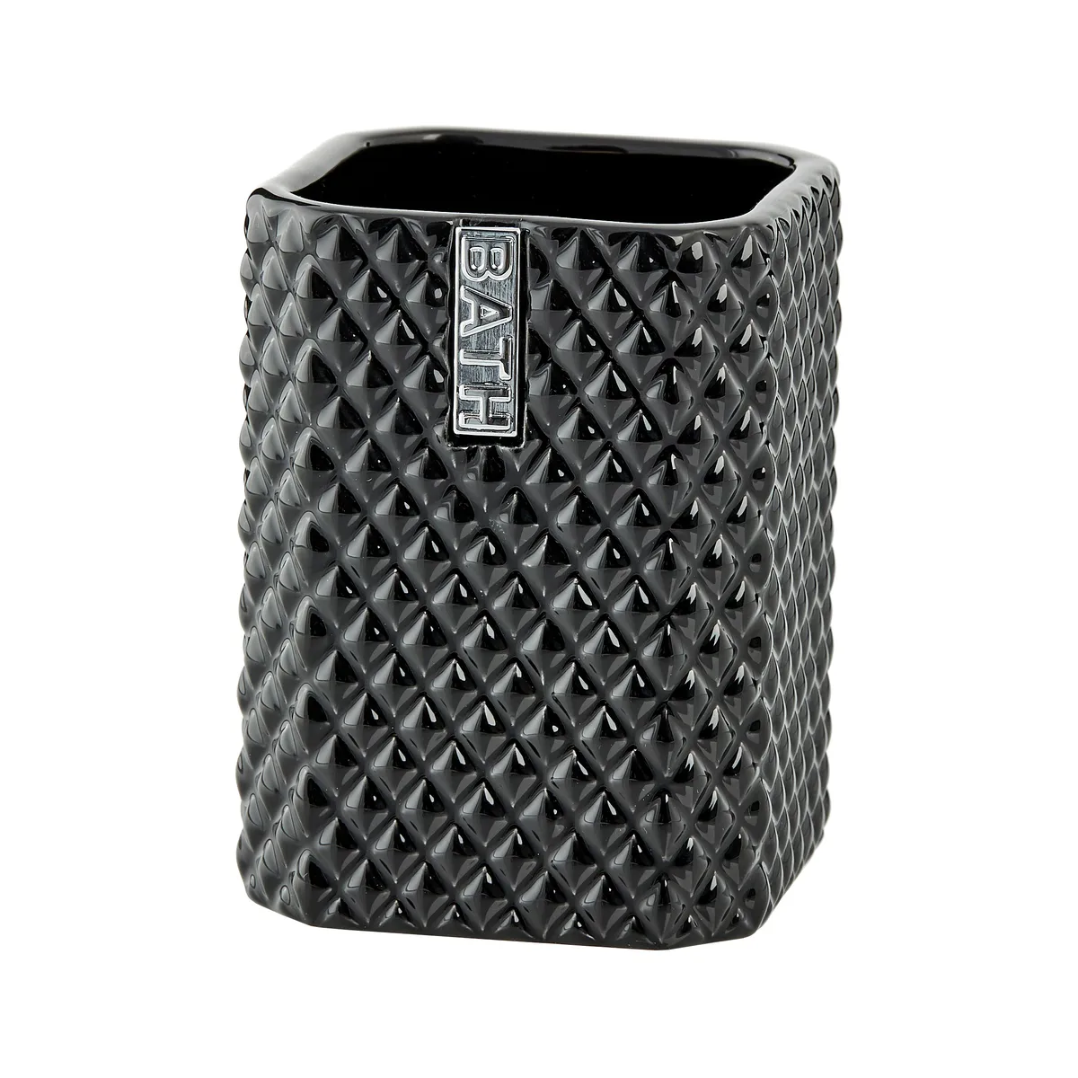 Lene Bjerre Marion tandborstmugg 10,5 cm Black-silver