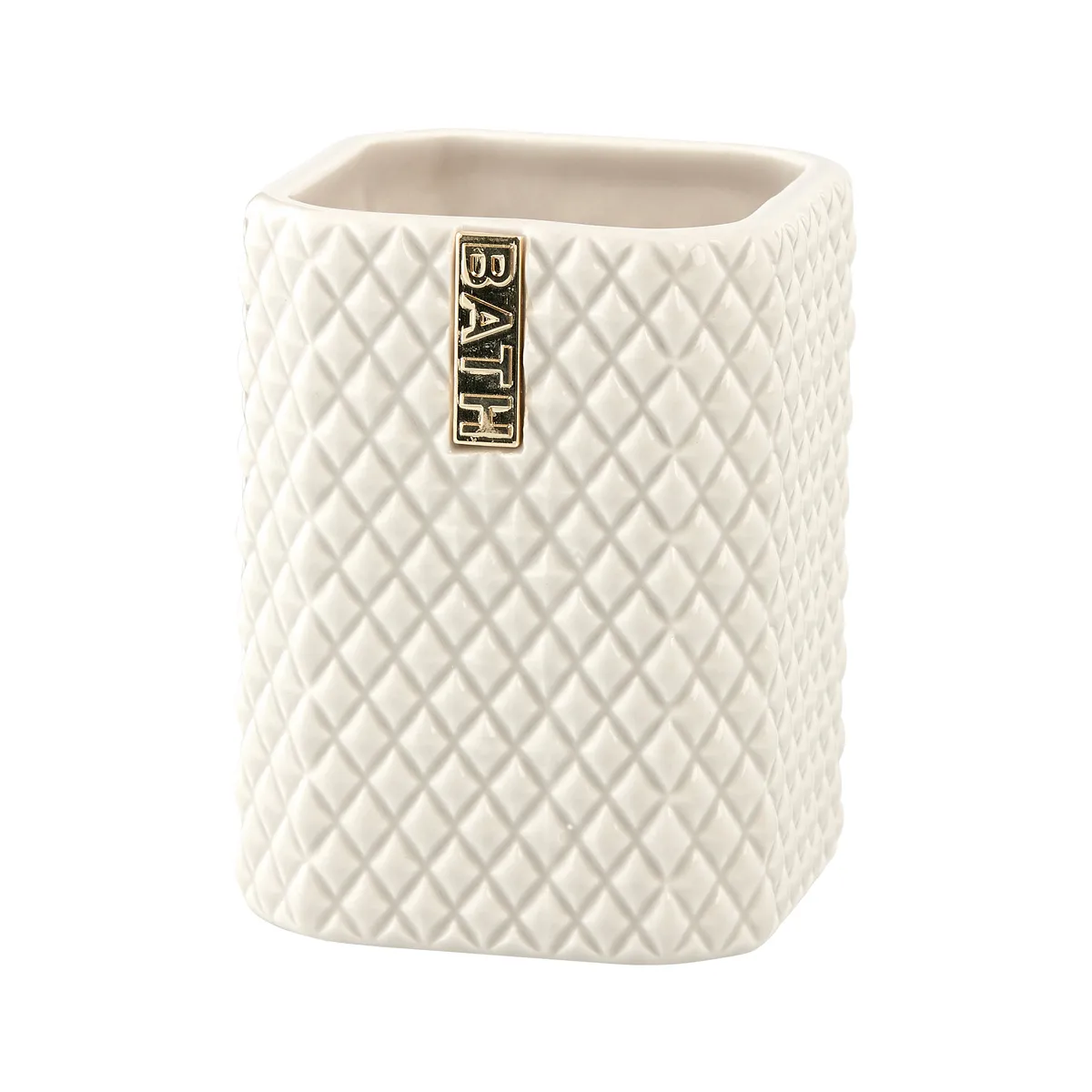 Lene Bjerre Marion tandborstmugg 10,5 cm Camel-light gold