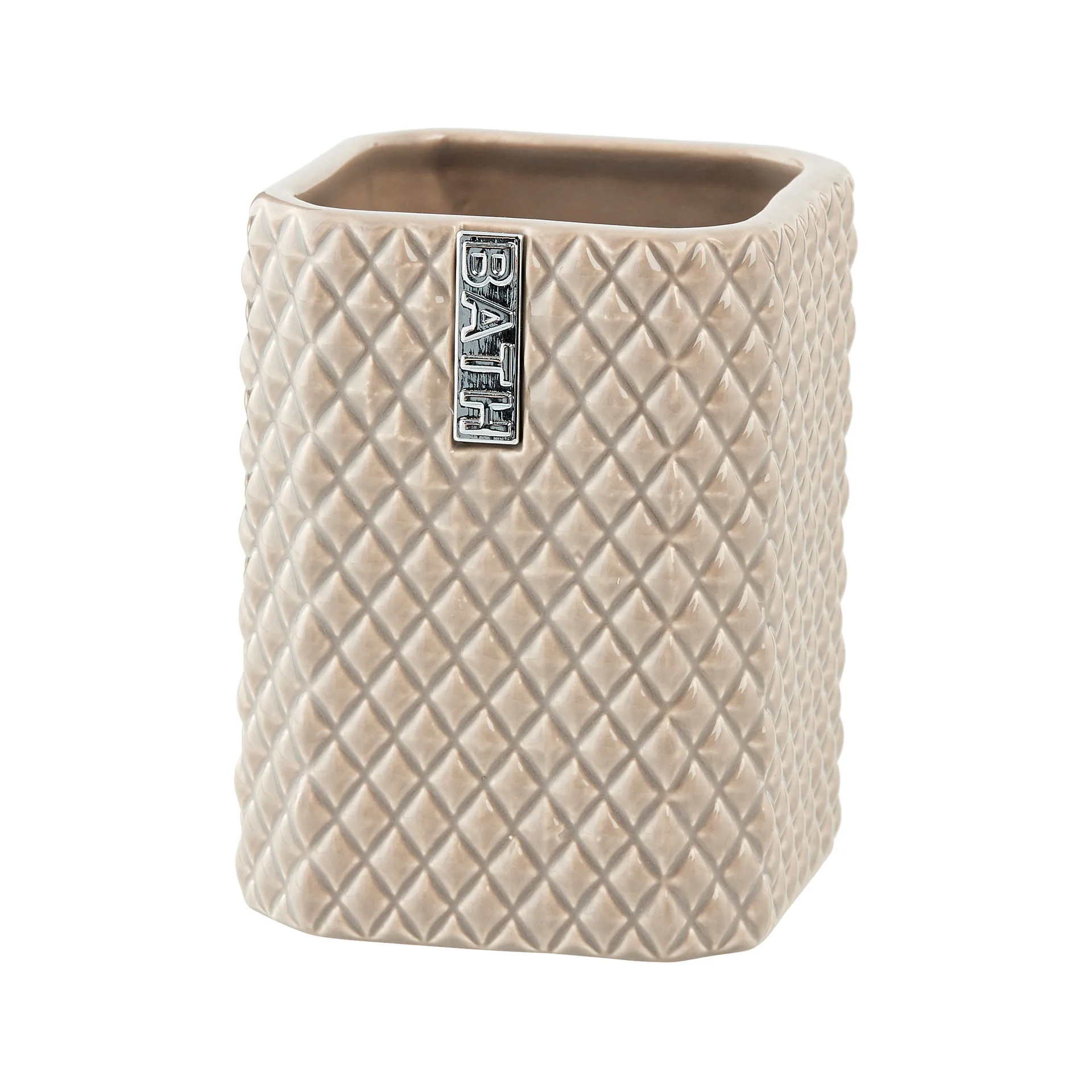 Marion tandborstmugg 10,5 cm, Driftwood-silver Lene Bjerre