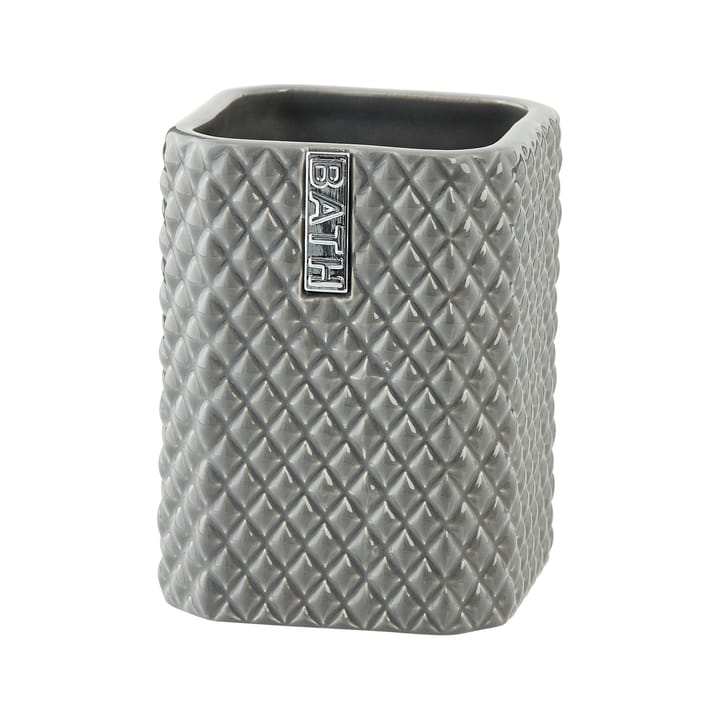 Marion tandborstmugg 10,5 cm - Monument grey-silver - Lene Bjerre