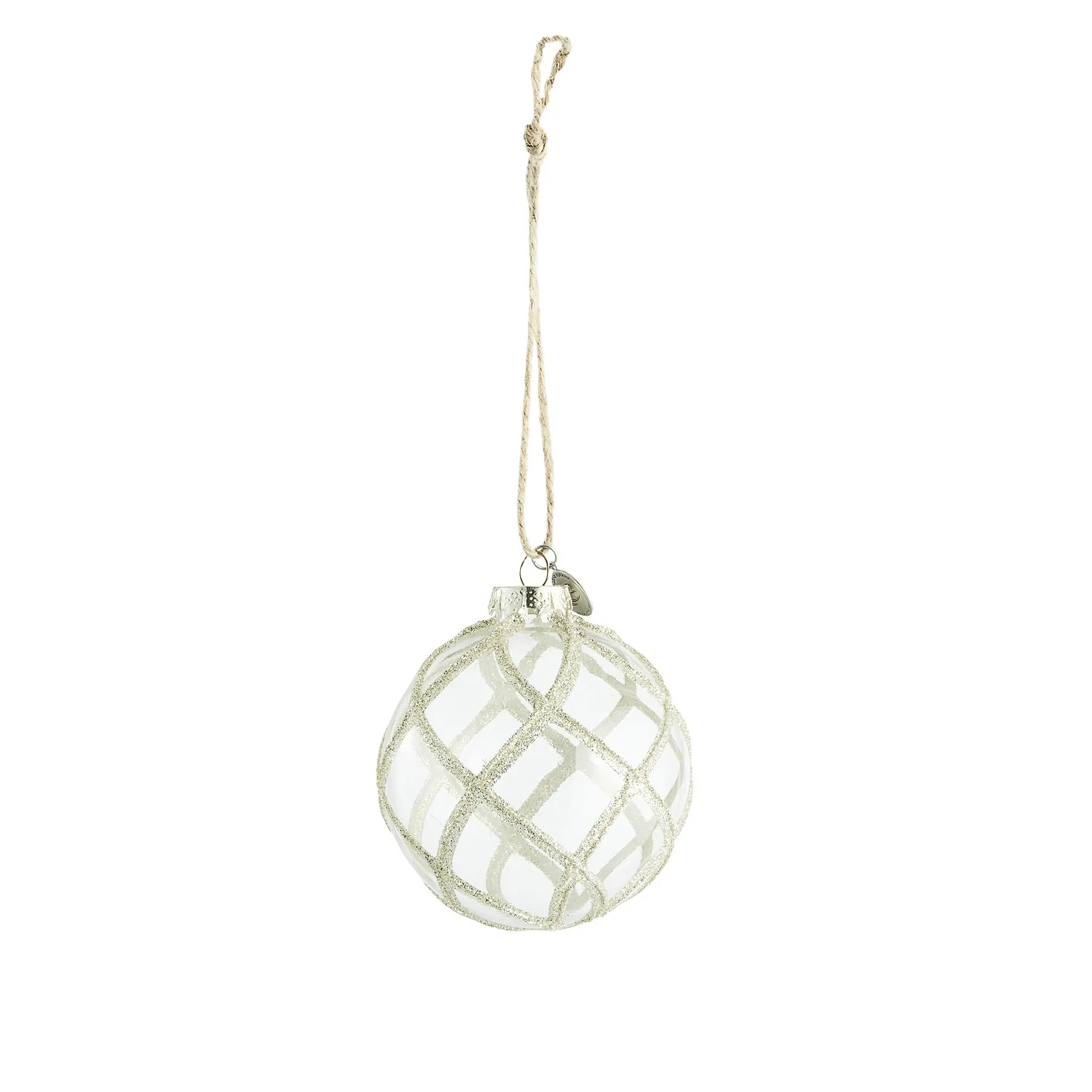 Merya julkula Ø8 cm, Clear-light gold Lene Bjerre