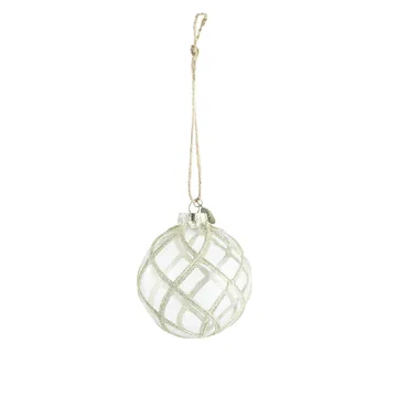 Merya julkula Ø8 cm - Clear-light gold - Lene Bjerre