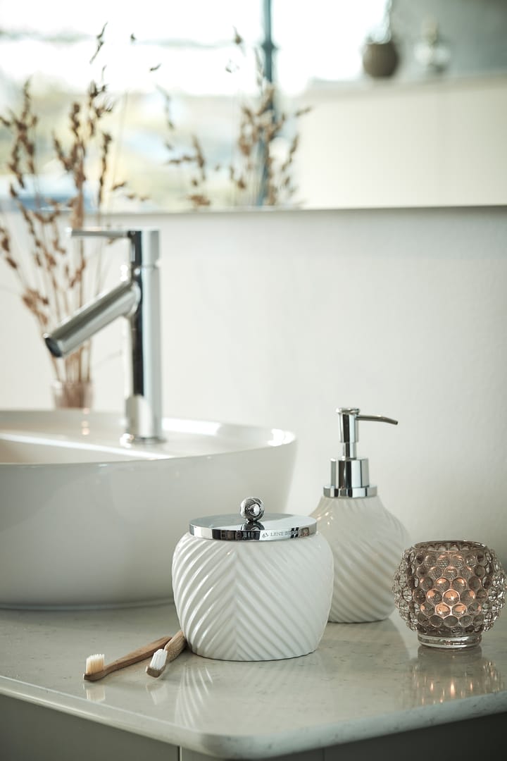 Milda tvålpump 17,5 cm, White-silver Lene Bjerre