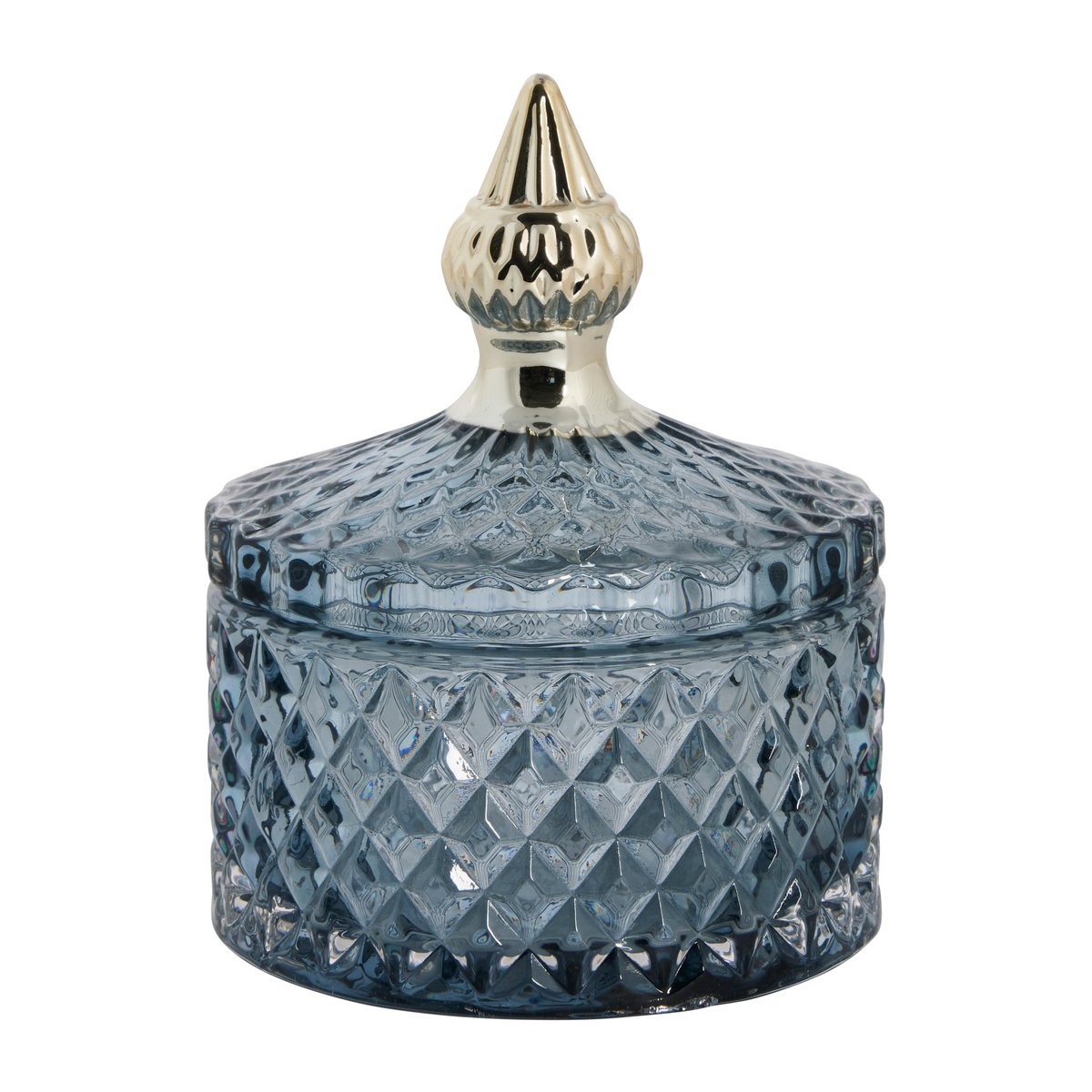 Lene Bjerre Miya förvaringsburk med lock 8,5 cm Blue