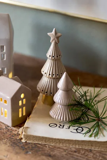 Mythel tree dekorationsdetalj - Beige, Ø6,5xH9,8 cm - Lene Bjerre