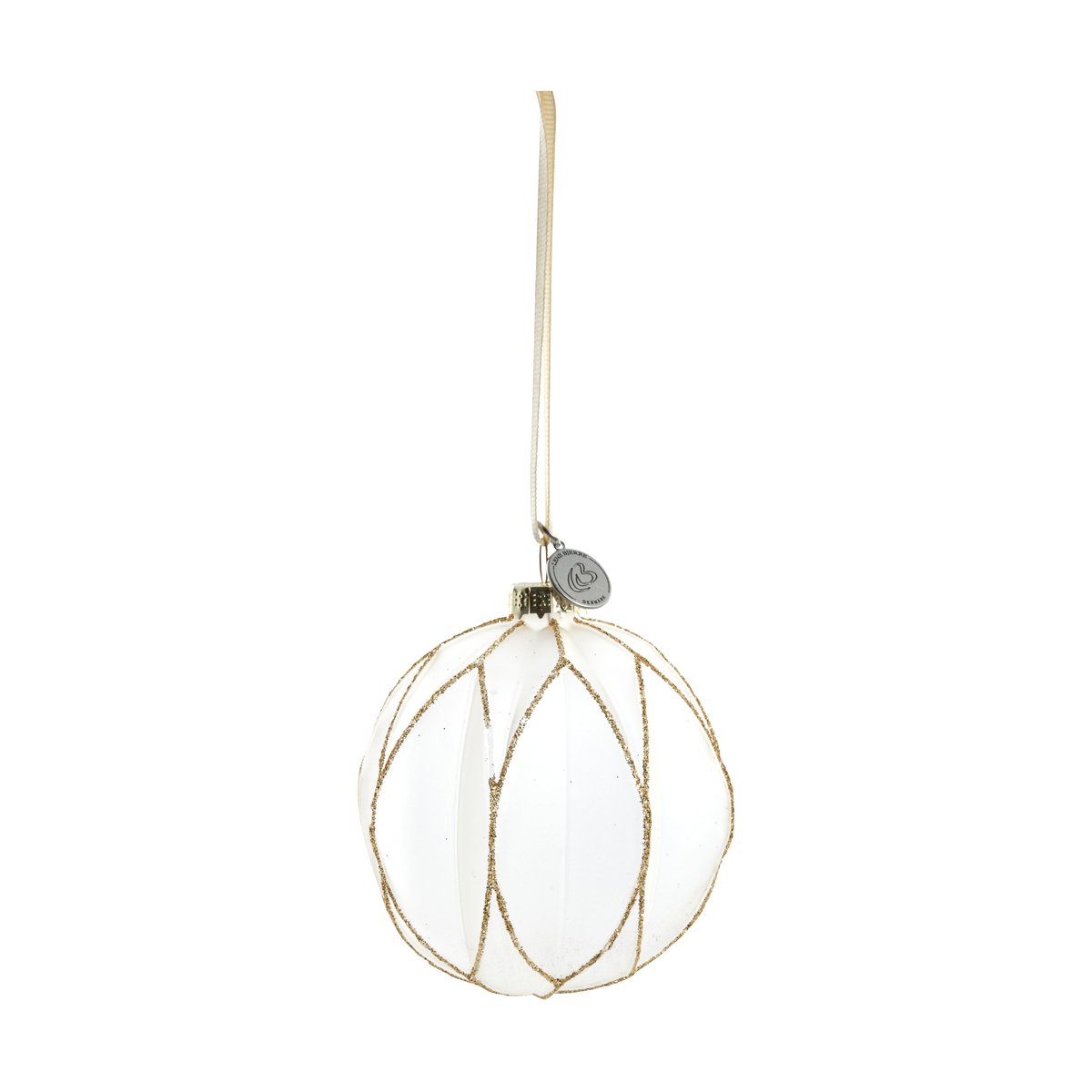 Lene Bjerre Navina julgranskula 8 cm White-Light gold