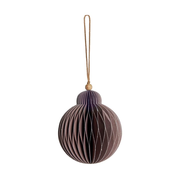 Paline dekorationshänge Ø10 cm - Dark rose-silver - Lene Bjerre