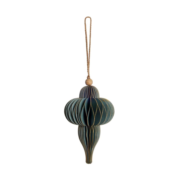 Paline dekorationshänge 10 cm - Green-silver - Lene Bjerre