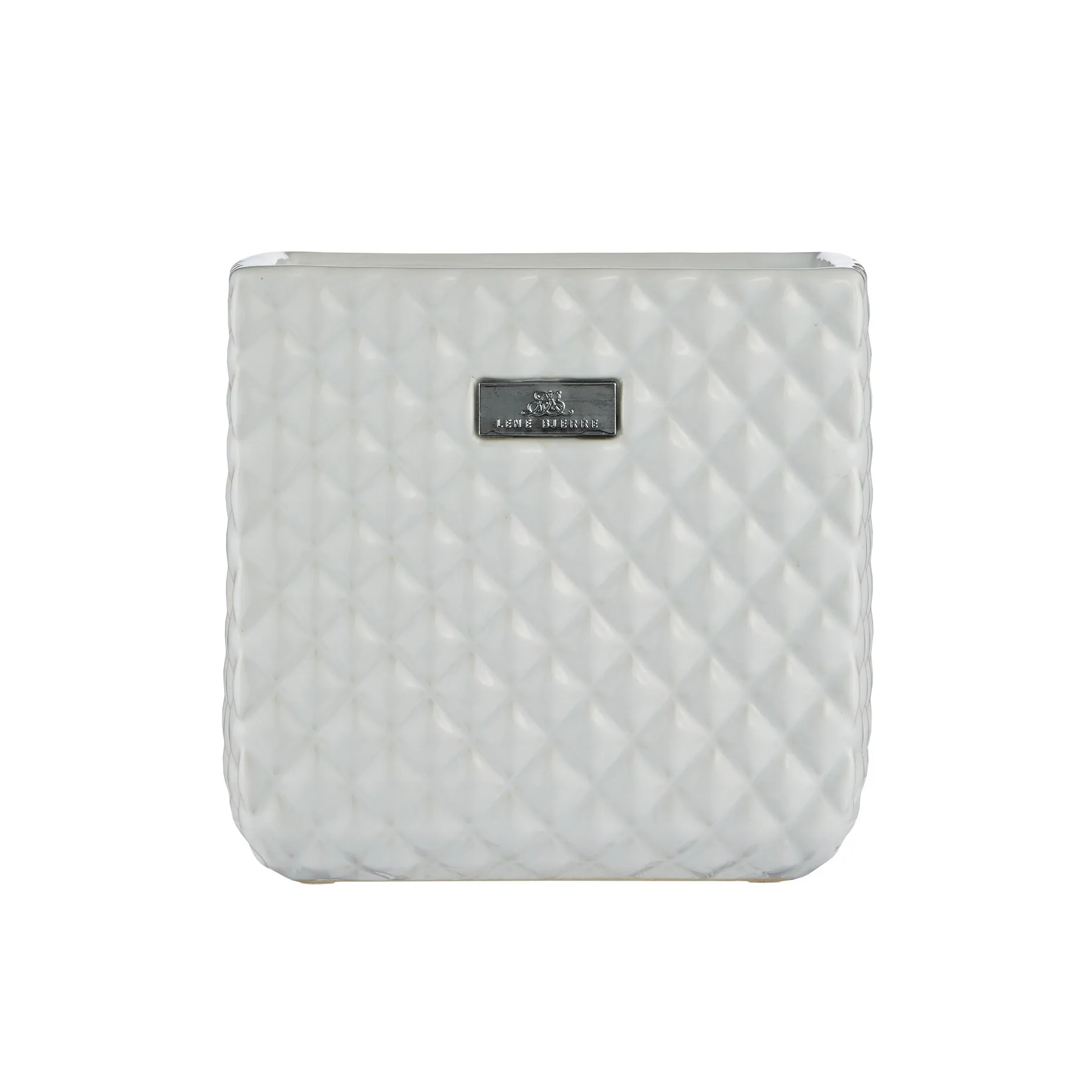 Portia kruka 19 cm, White Lene Bjerre