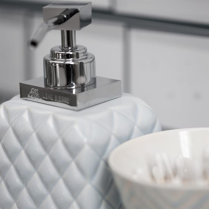 Portia tvålpump, vit-silver Lene Bjerre