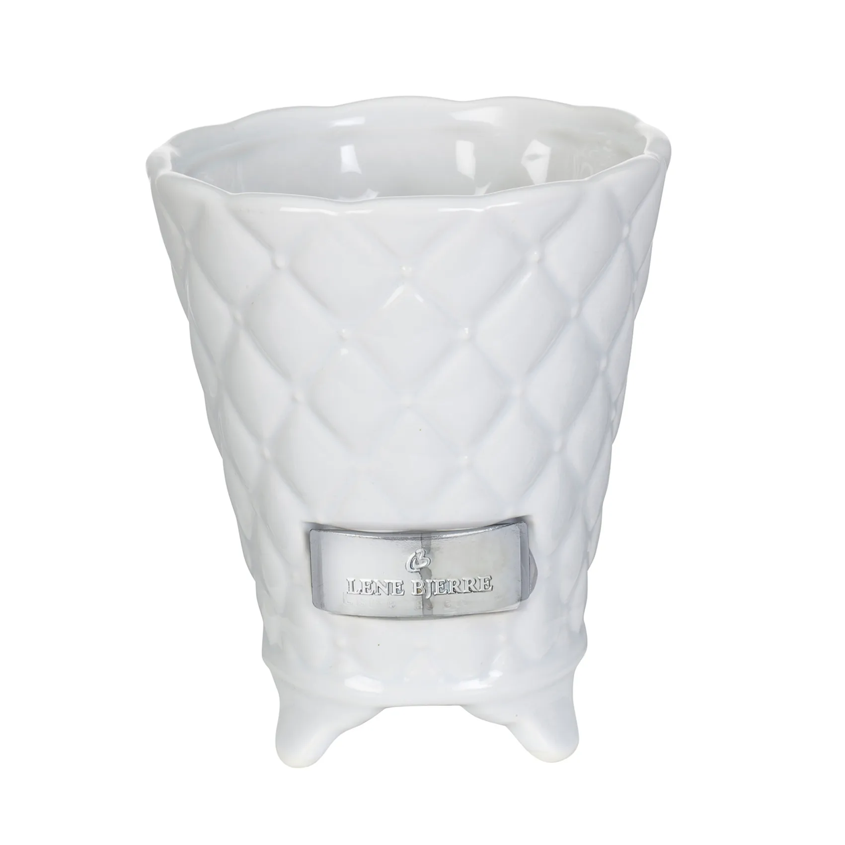 Precious kruka Ø10 cm, Vit Lene Bjerre