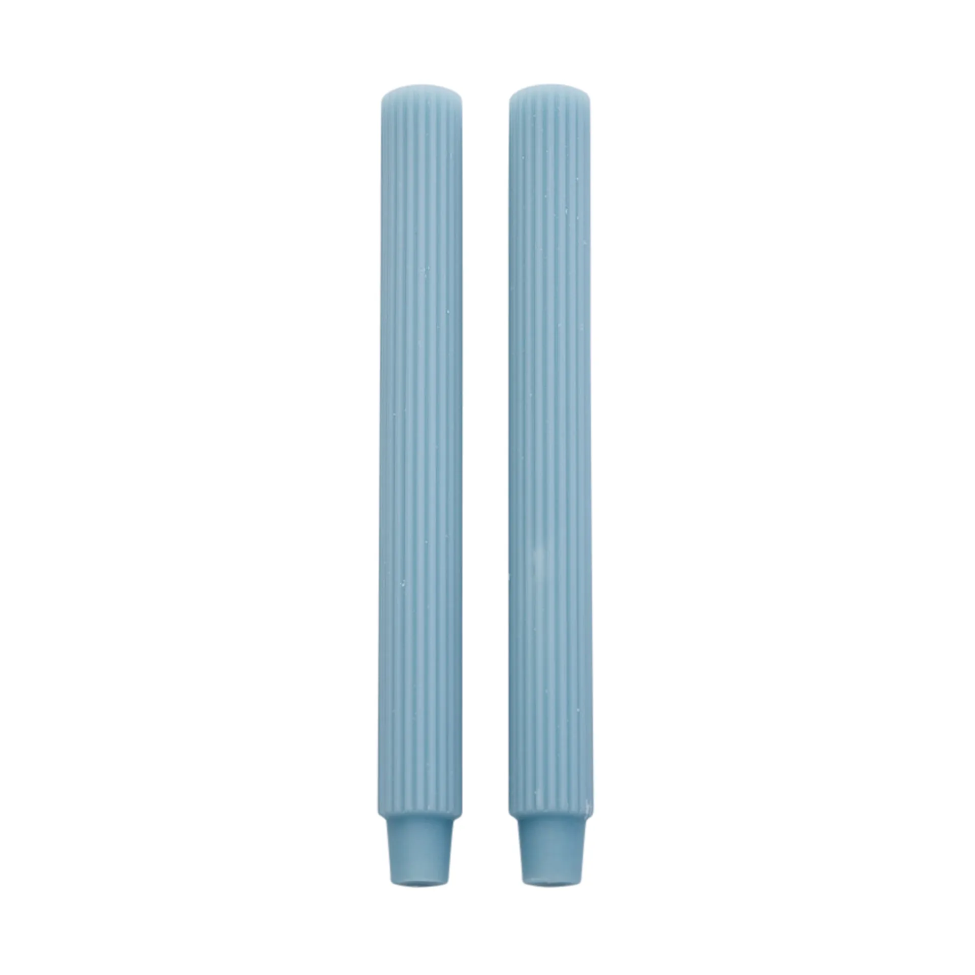 Ribbat ljus 25 cm 2-pack, F. Blue Lene Bjerre