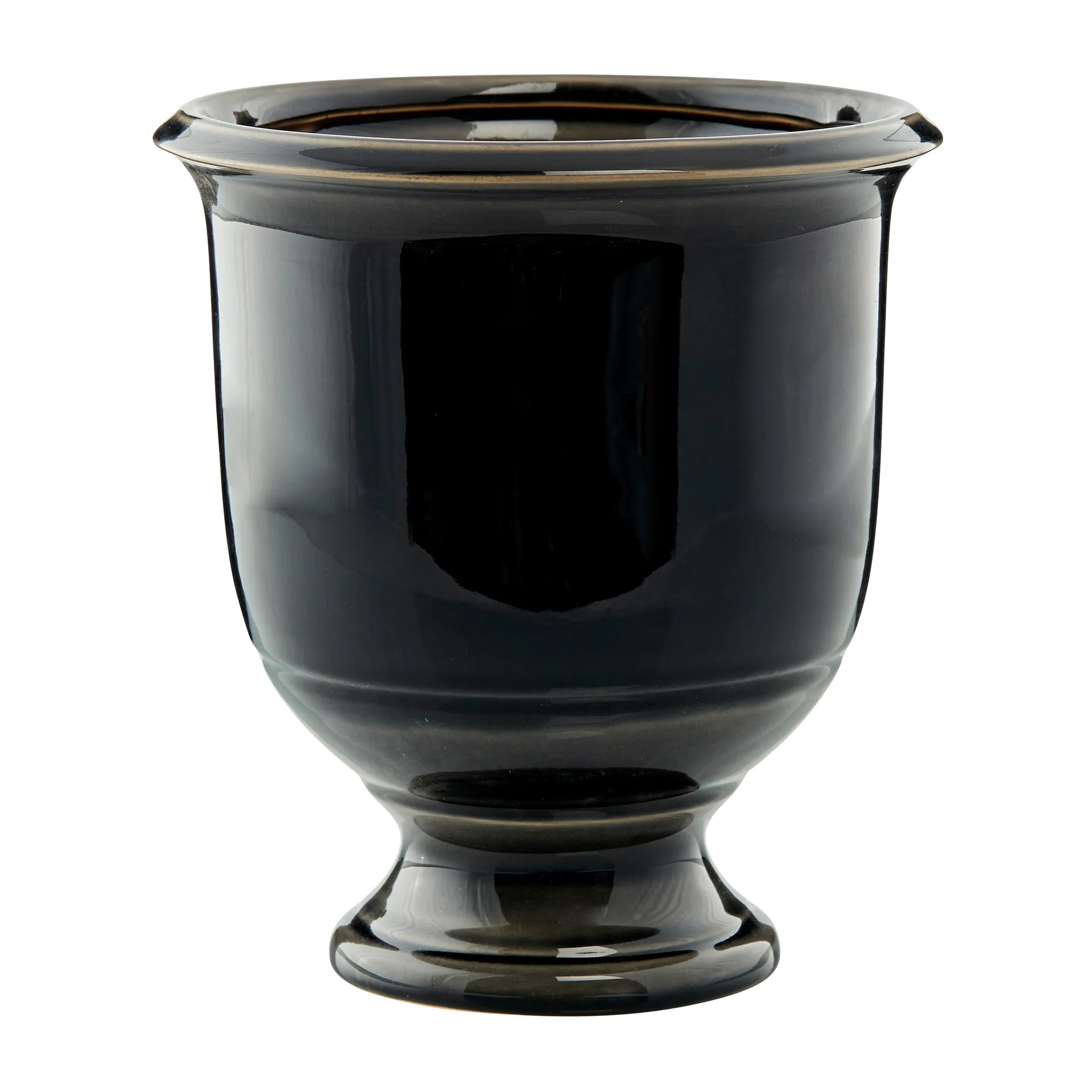 Roselle blomkruka Ø13 cm, Dark grey Lene Bjerre