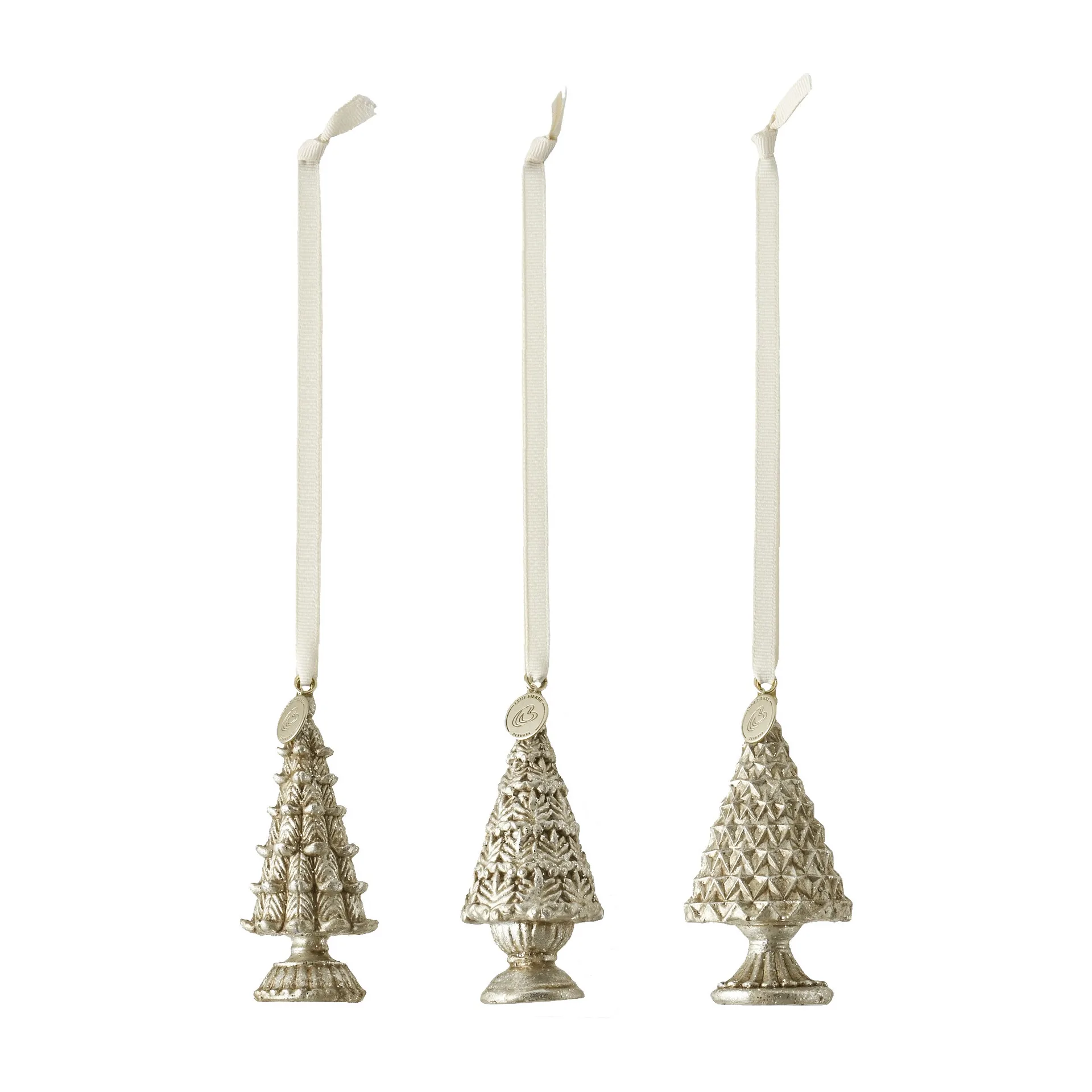 Sella julgranar 3-pack, Antikguld Lene Bjerre