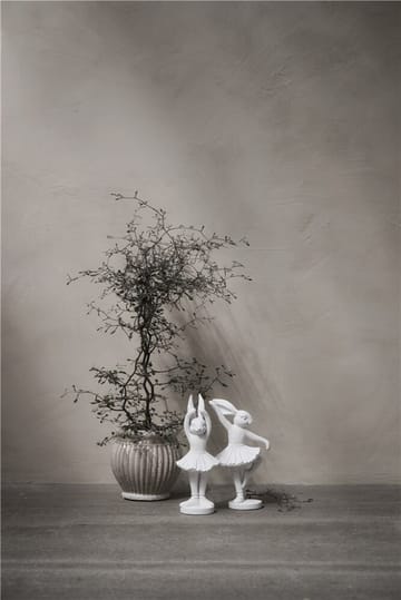 Semina figurin poserande hare 21 cm - White - Lene Bjerre