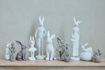 Semina påskhare sittande 17,2 cm - White - Lene Bjerre
