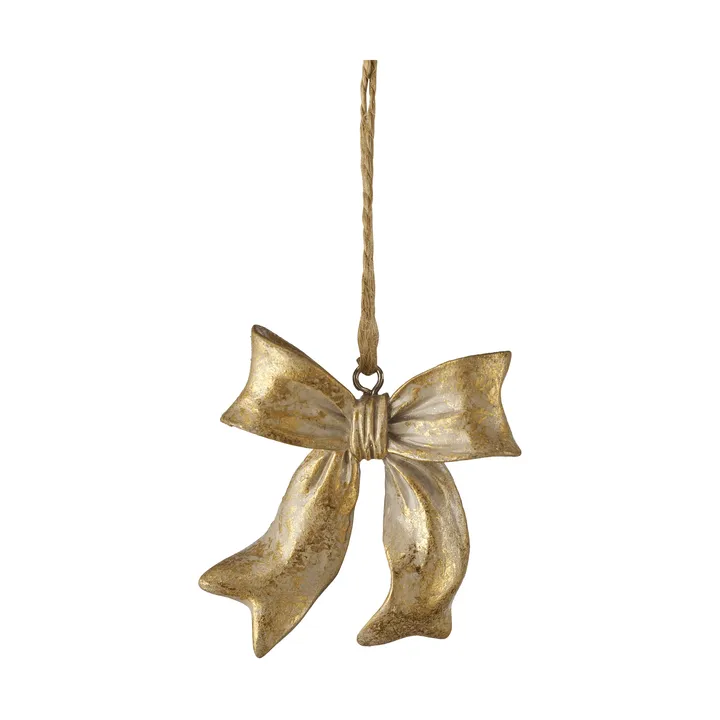 Serafina bow hänge - Guldfärgad, 6x2,5x6,7 cm - Lene Bjerre