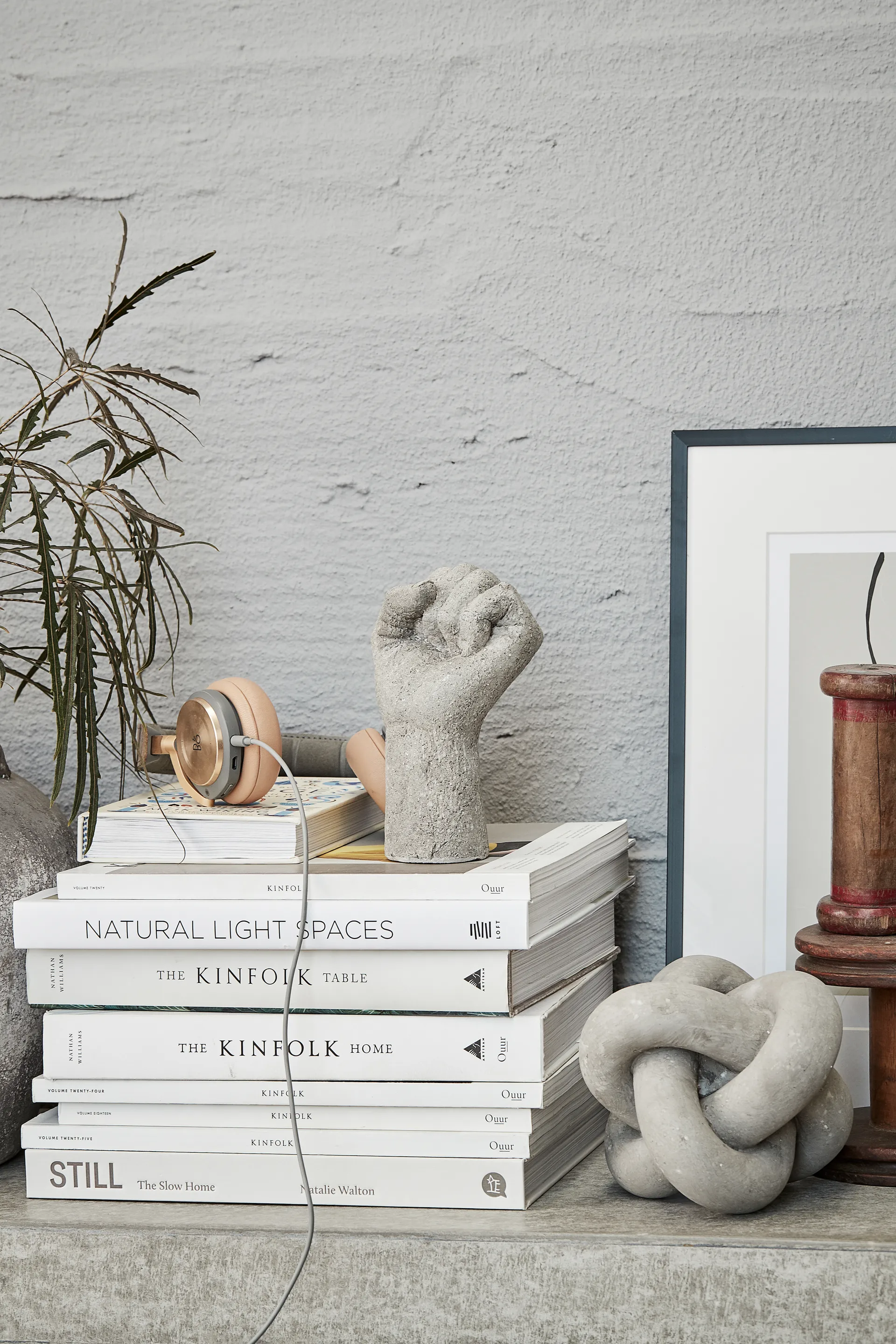 Serafina dekoration knut 13 cm, Grey Lene Bjerre