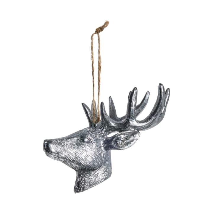 Serafina hjort dekorationshänge 12,5 cm - Antiksilver - Lene Bjerre