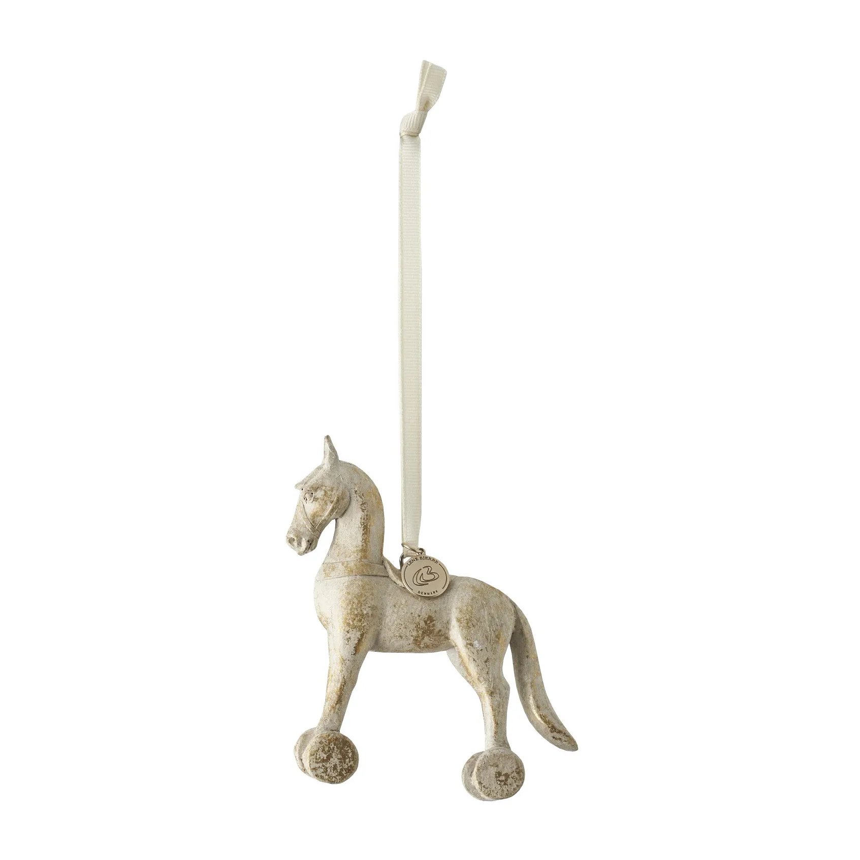 Serafina julhänge häst 11 cm, Antikguld Lene Bjerre