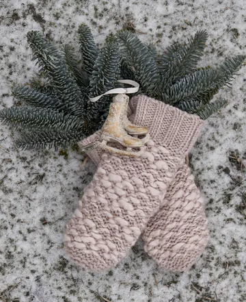 Serafina julhänge skridskor 8 cm - Antikguld - Lene Bjerre