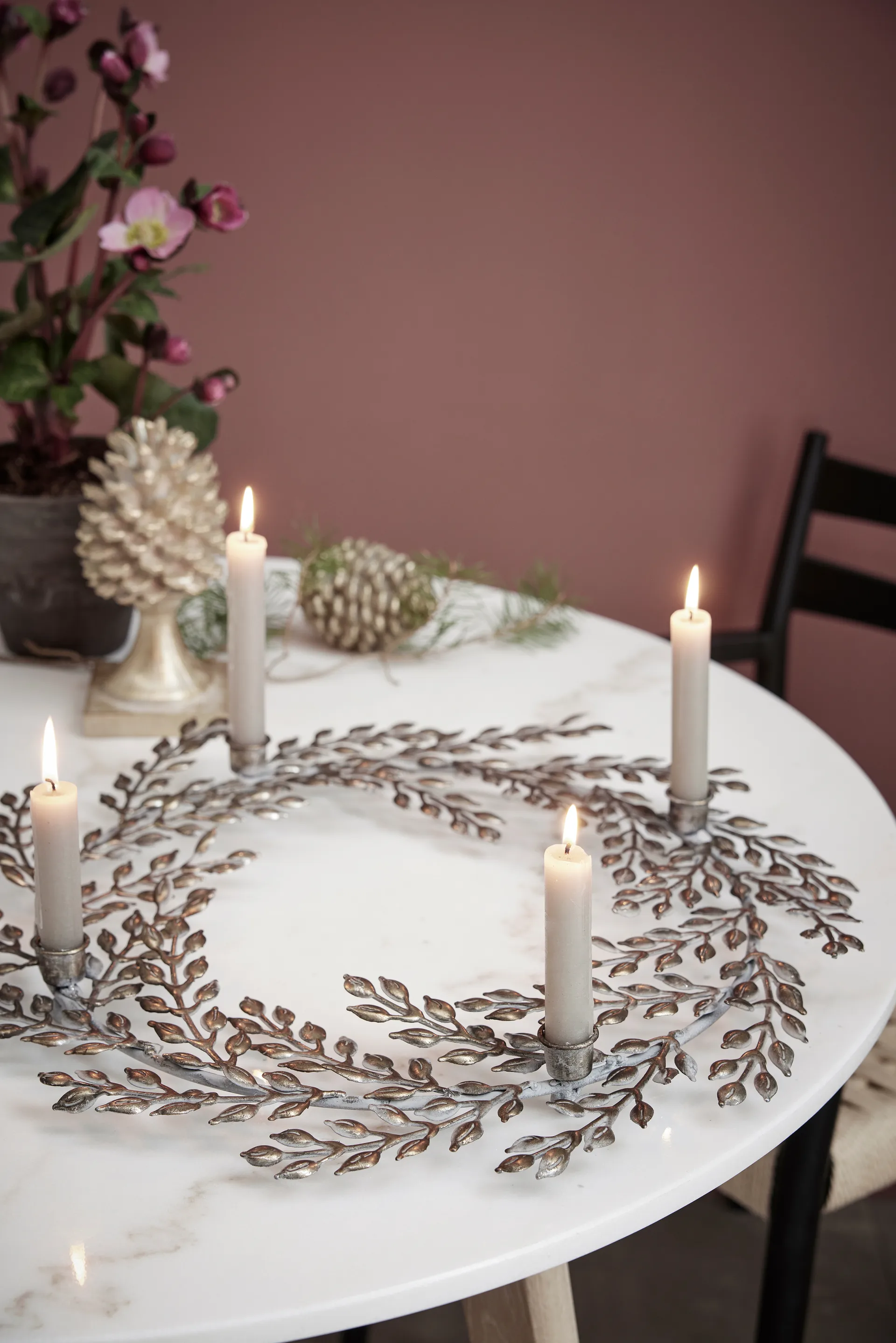 Serafina kotte dekoration 8,3 cm, Ljusguld Lene Bjerre