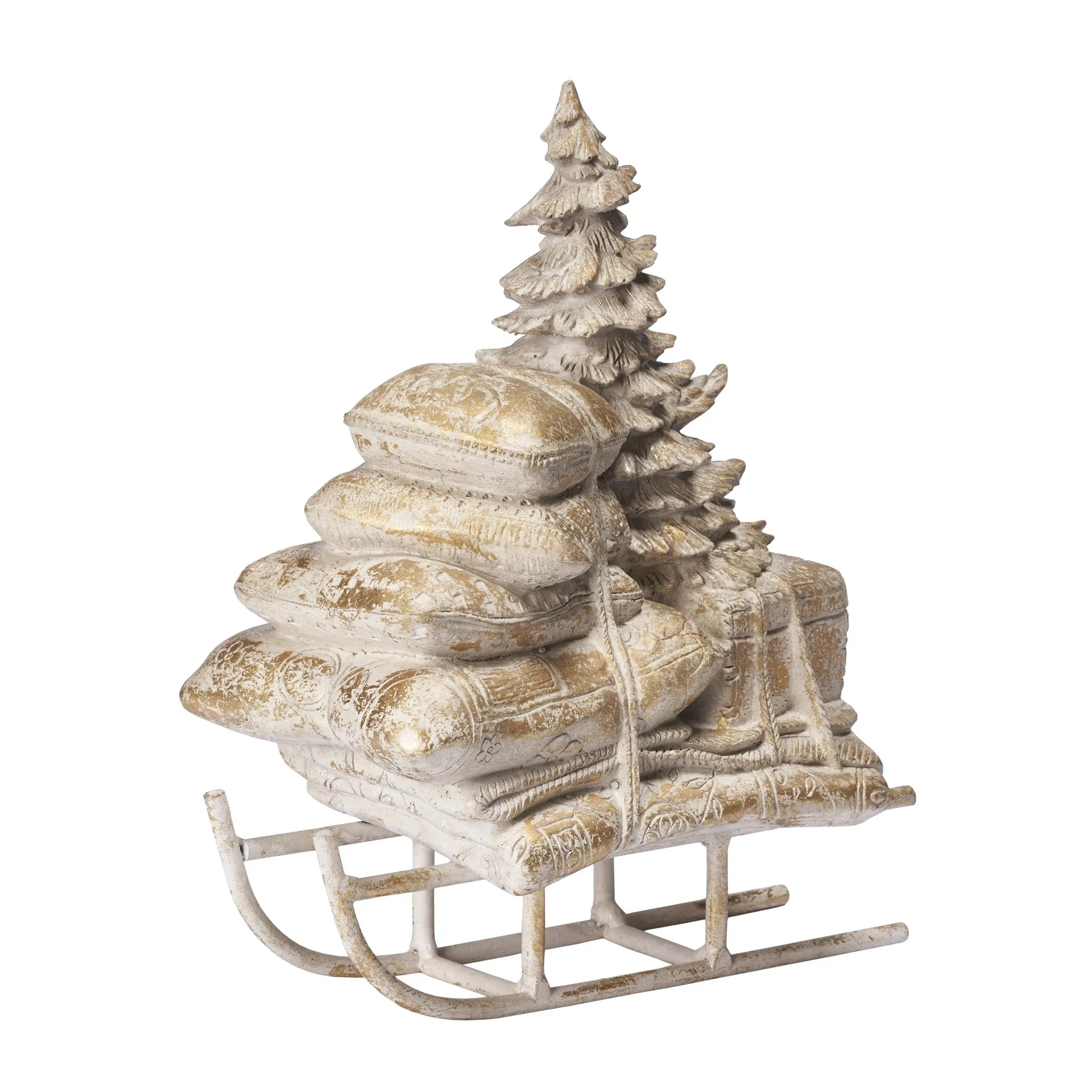 Serafina släde 21,5 cm, Antikguld Lene Bjerre