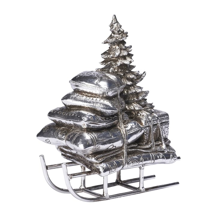 Serafina släde 21,5 cm - Antiksilver - Lene Bjerre