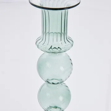 Sivenne ljusstake 26 cm - Dark green - Lene Bjerre