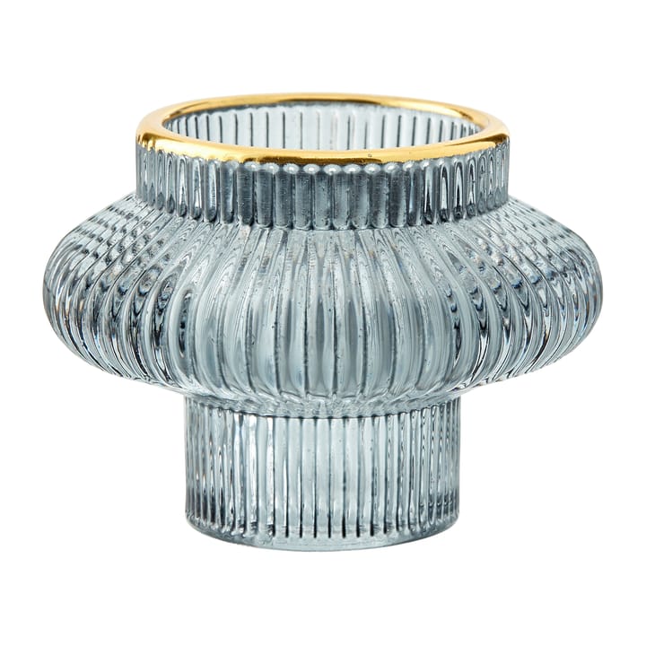 Sivia ljuslykta 6 cm, Dark grey-light gold Lene Bjerre