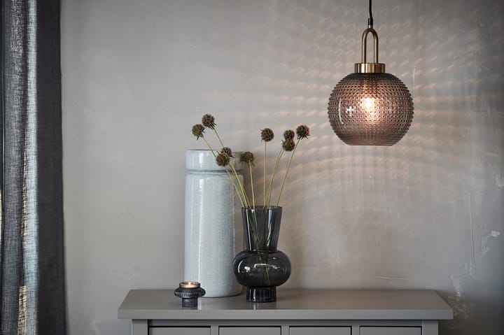 Sivia ljuslykta 6 cm, Dark grey-light gold Lene Bjerre