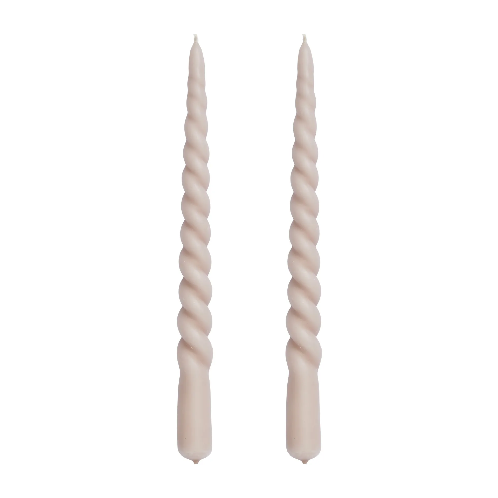 Twisted skruvade ljus 25 cm 2-pack, Bark Lene Bjerre