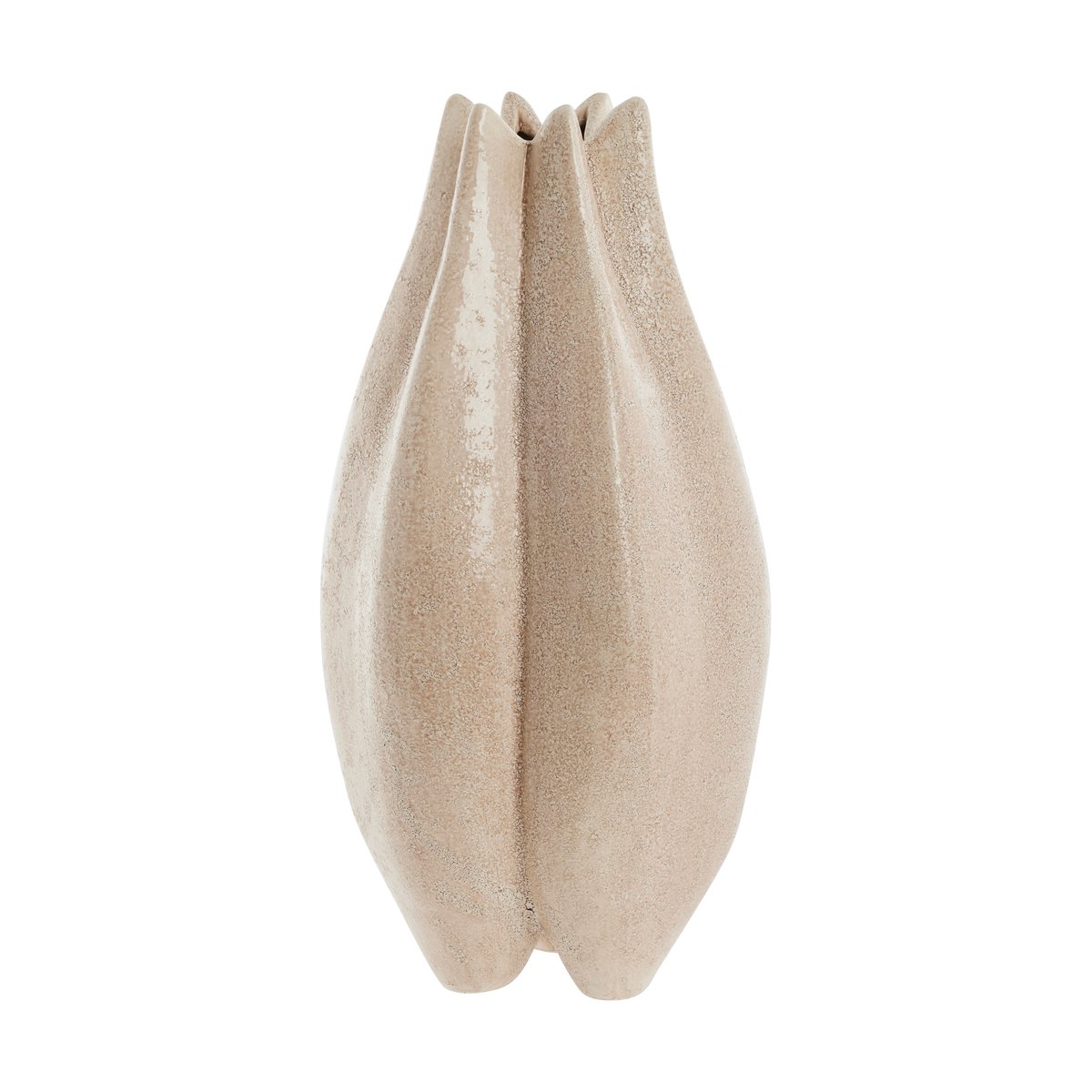 Lene Bjerre Valona vas 40,5 cm Linen | Skandinavisk Design | Vaser | Beige
