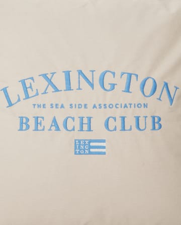 Beach Club Embroidered kuddfodral 50x50 cm - Beige-blå - Lexington