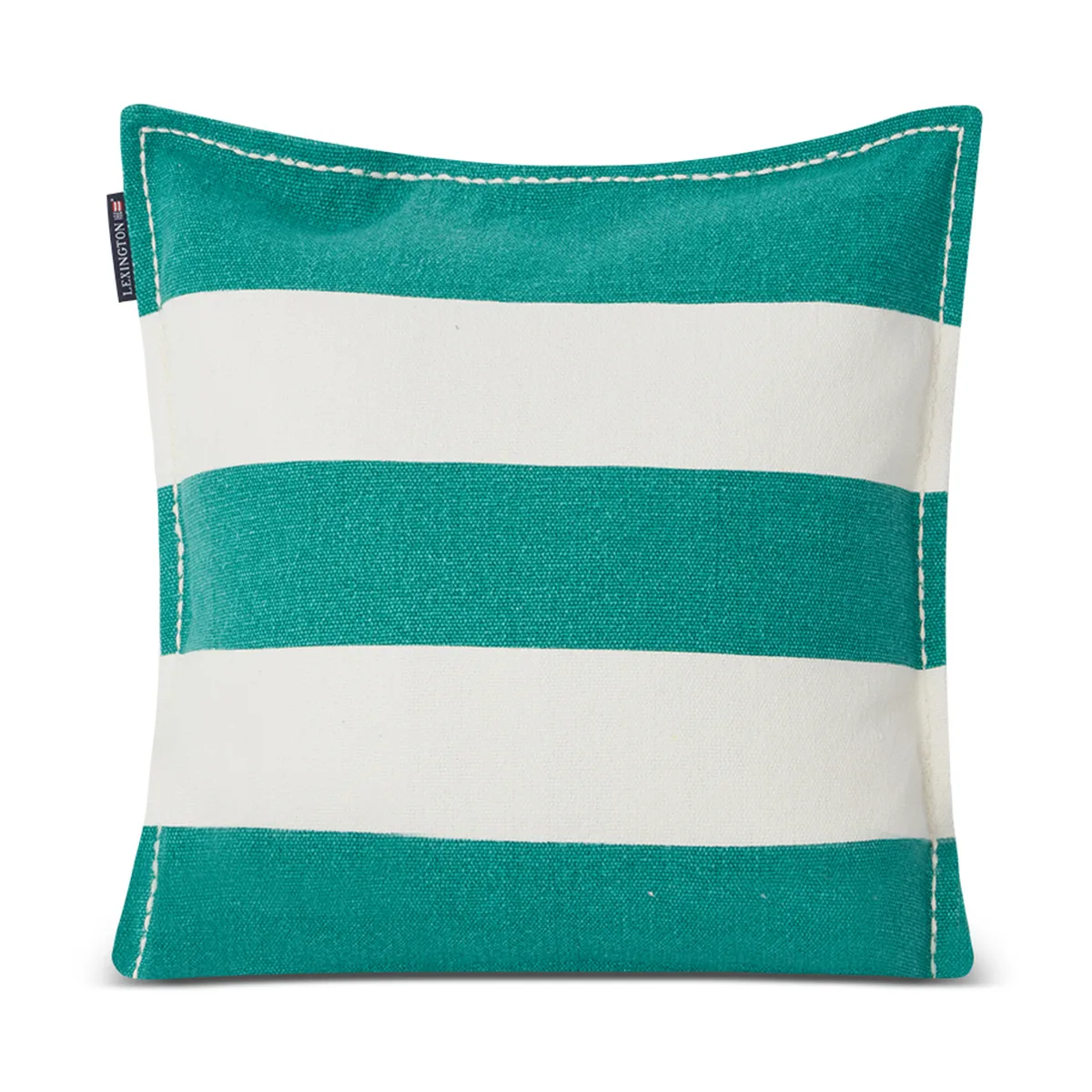 Lexington Block Stripe Printed kuddfodral 50x50 cm Grön-vit