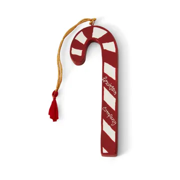 Candy Cane Papier Maché julgranshänge - 12 cm - Lexington