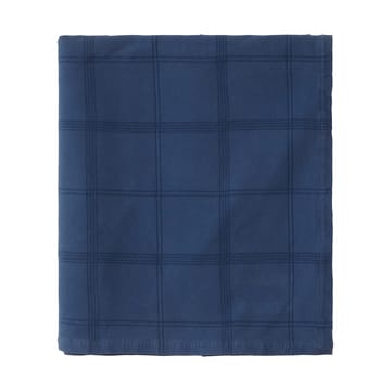 Checked Jacquard överkast 160x240 cm - Denim blue - Lexington