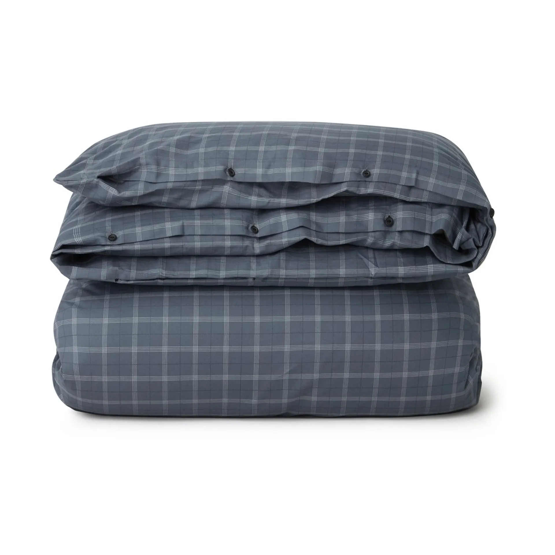 Checked Pinpoint Oxford påslakan 150x210 cm, Dove Lexington