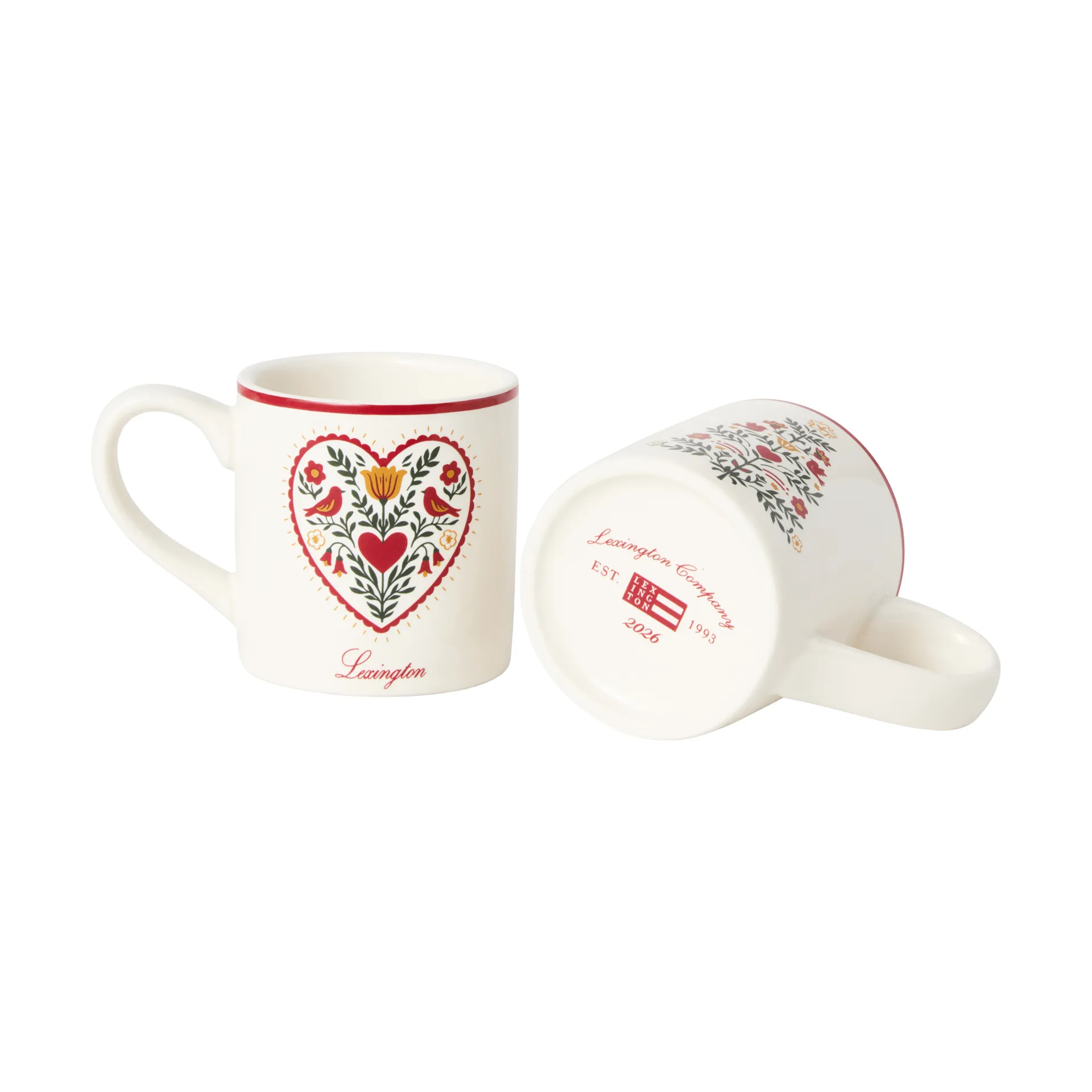 Christmas Tree mini mugg, Multi, 5,5x6 cm, 2-pack Lexington