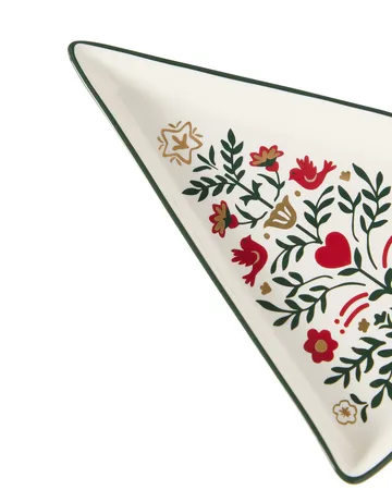 Christmas Tree serveringsfat - Multi, 15,2x11x1,6 cm - Lexington